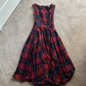 Plaid, long, ModCloth dress